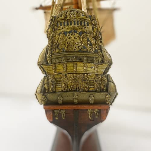 Wooden Ship Model Boat Wood Ship Gift Décor Decoration Display Collection Watercraft Wooden Handmade By Vietnamese Wasa50 #TOP7