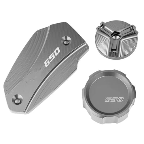 Tapa de depósito de frenos para Kawasaki Ninja 650 en aluminio titanio