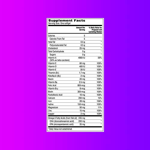One A Day Women’s Prenatal 1 Multivitamin, Supplement for Before, During, and Post Pregnancy