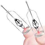 Nippelklemme für Frauen Nippelklemmen für Männer Frau Schamlippenspreizer Nippel Klemmen Schamlippenspreitzer für Frauen Nipple Clamps Sexy Bdsm Nippelklemmen Extra Stark Bdsms Spielzeug Hart Extrem