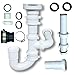 Tuuber Air Admittance Valve Trap Assembly Kit with 1-1/2 inch Tuuber Vent 2x Superior Seal Air Admittance Valve