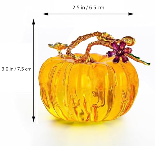 25-Glass-Pumpkin-Figurine-Collectible-Halloween-Thanksgiving-Glass-Pumpkin-Paperweight-Fall-Harvest-Pumpkin-Decorations-for-Home 25 Glass Pumpkin Figurine Collectible Halloween Thanksgiving Glass Pumpkin Paperweight Fall Harvest Pumpkin Decorations for Home