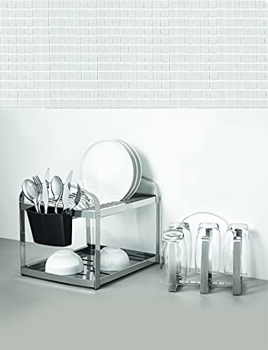 Suporte Inox Para 6 Copos Suprema Suprema, 19,5 x 12,7 x 20,5, Aço Inox, Brinox