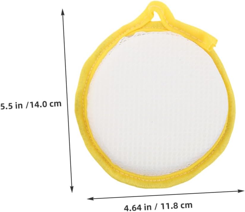 50pcs Round Dual Sided Dish Washing Sponge for Household Cleaning