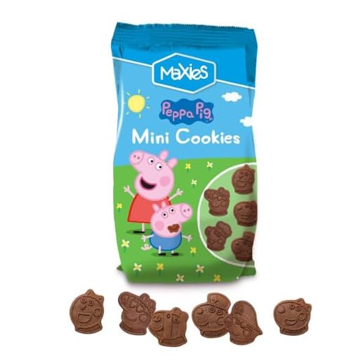iChuches | Mini Cookies Niños Sabor Cacao | Pack 12U x 100 g (Pepa dibujos)
