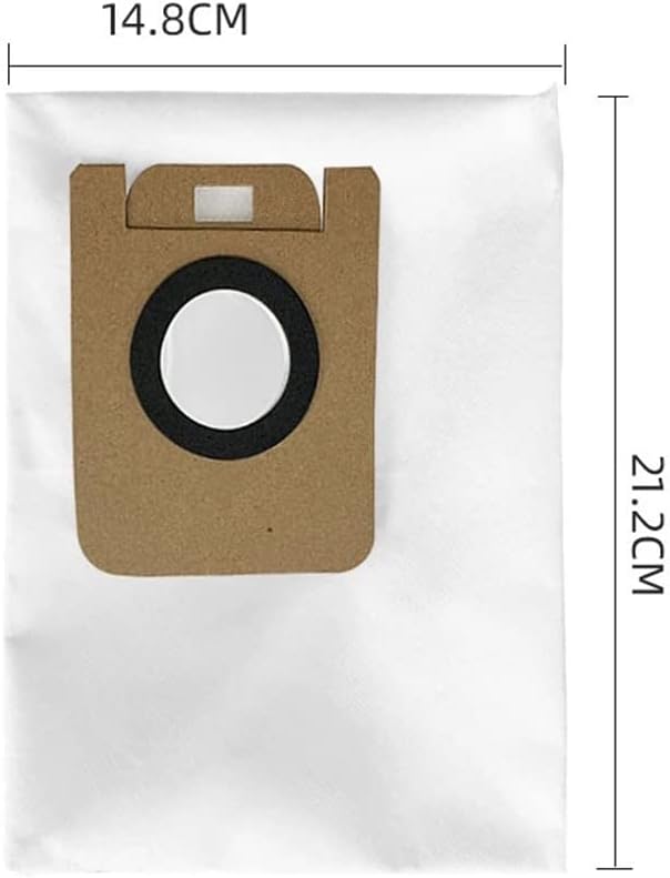 SAITOM 12 Pcs Dust Bags Replacement for Dreame Bot Z10 Pro Vacuum Cleaner Spare Parts Accessories