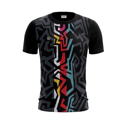 Image of Inkholic Men's Round Collar Football Jersey Multicolored INK1900