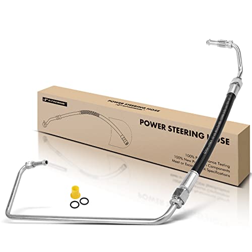 A-Premium Power Steering Pressure Hose Line Assembly Compatible with Jeep Grand Cherokee 2001 2002 2003 2004, 4.7L, From Pump To Hydraulic Fan Motor