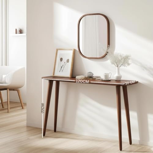 Image of 120cm Long Wooden Console Table for Living Room | Side Entrance Table for Home (120 * 30 * 77 Cm)