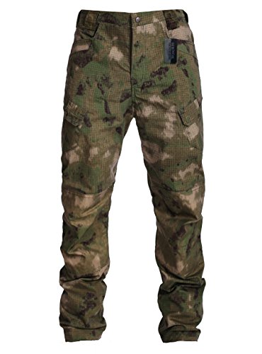 ZAPT Tactical Camouflage Army Pants Paintball Apparel Hunting Military Combat Trousers (A-TACS FG, S)