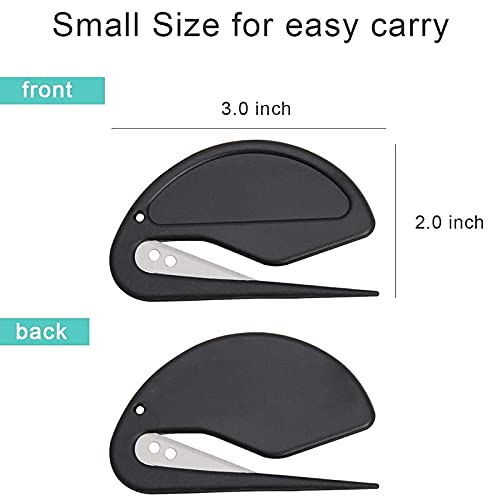 Kaxofang Letter Opener Envelope Slitter, 12 Pcs Letter Opener Slitter Letter Openers with Razor Blade for Envelope… - Afbeelding 6