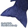 Softan Kids Shark Blanket, Soft Flannel, Boys Toys, Fleece Shark Tail Blanket, Dark Blue, Warm and Soft, Gift for Kids, 19" x 44" fit for Boys Aged 3 to 6 #4