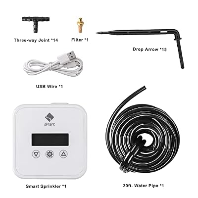 SPlant [Upgraded Pump] LCD Automatic Drip Irrigation Kit India | Ubuy