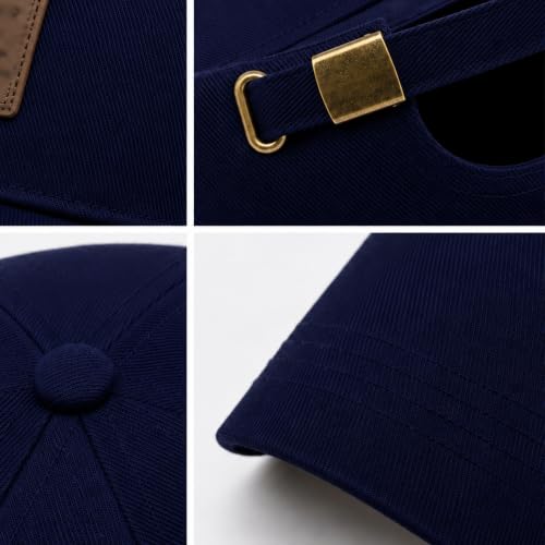 Image of Cap for Men Women Topi Unisex Head Branded Boy's Girl's Caps Adjustable Strap Summer Sports Cricket Gym Dance Cotton Free Size