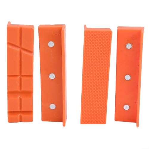 Juego de 4 almohadillas magnéticas suaves para mandíbulas, ranura de protección para tornillo de banco de 4, 5, 6 pulgadas, abrazaderas de molino de banco de 4, 5, 6 pulgadas, mandíbulas protectoras