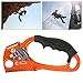 Yuecoom Climbing Hand Ascender Right Hand Rock Climbing Tree Arborist Rappelling Gear Equipment Rope Clamp for 8~12MM Rope (Orange)