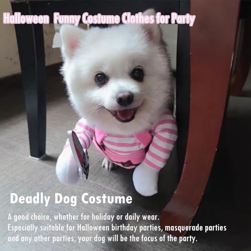 Disfraz Rosa Muñeca para Perros Mediano Halloween miniatura 6
