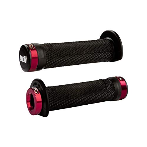 Odi Ruffian Atv Lock-On Grips - Thumb Throttle (130Mm) (Red) #TOP26
