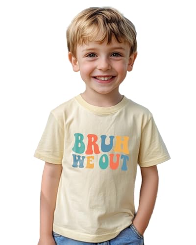 Boys Last Day of School Shirt for Kids Girls Toddler Tops Graphic Tee Short Sleeve 3-8T