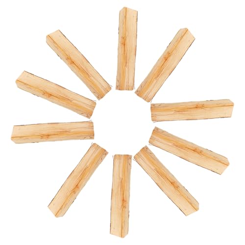 POPETPOP 10 Piezas Chimenea De Leña Decorativa Falsa De Leña para Chimenea Interior para Decoración y Eventos De Fuego