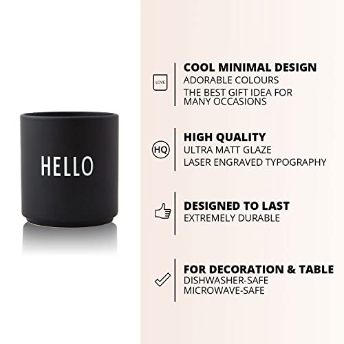 Design Letters Tazza da caffè para Decorazioni | Tazzine Caffe Regalo Uomo, Donna | Coppa preferita| Tazze colazione… - immagine 3