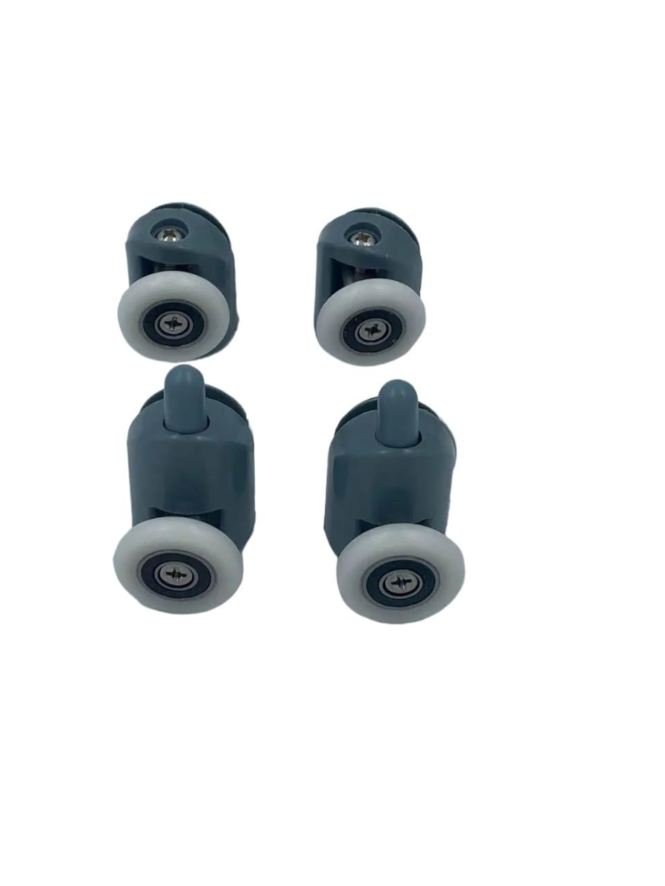 Shower Door Rollers 4pcs-8pcs/set Shower Rooms Cabins Pulley/Room Roller/Runners/Wheels/Pulleys Diameter 20mm/22mm/23mm/25mm/27mm(2 Upper 2 Lower,25MM_6MM)