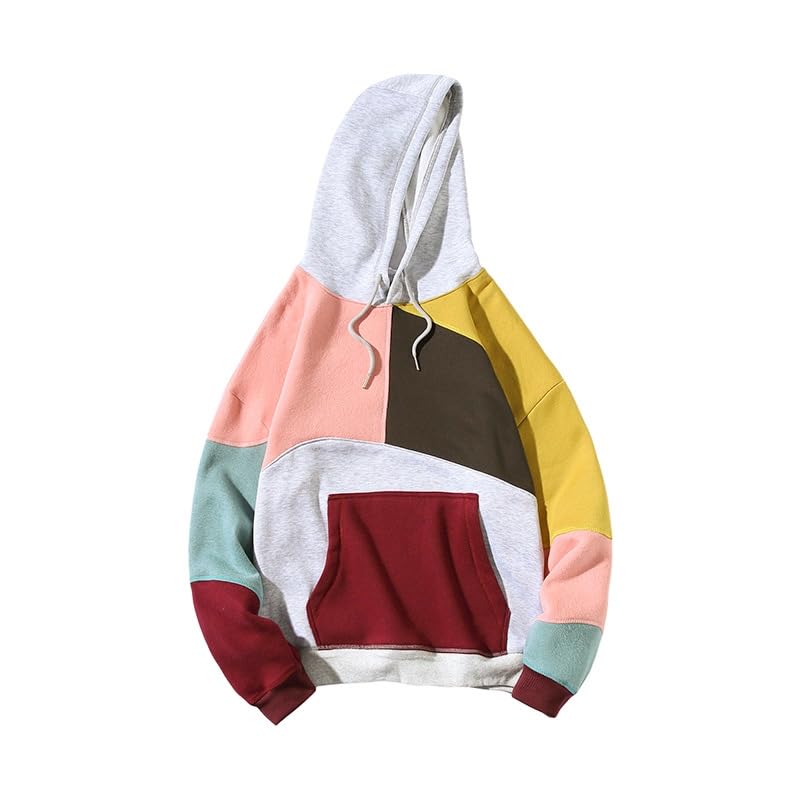 Sweat à capuche homme coupe ample et manches longues style casual - 2