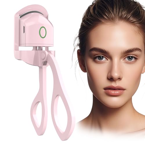 Heated Eyelash Curlers - Electric Eyelash Curler Quick Natural Curling for Long Lasting, USB...