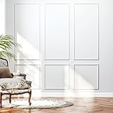 Set di 6 modanature da parete pretagliate, pannelli per boiserie pronti da montare, per de...