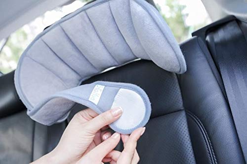 Stohua Child Car Seat Head Support - Baby Safety Car Seat Neck Relief Holder, Adjustable Head Band Strap Headrest, Baby & Kids Travel Accessories (Grey) #TOP4