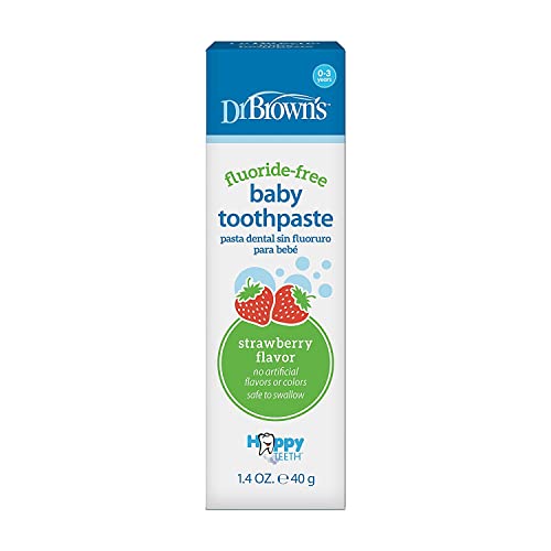 Dr. Brown'S HG063-P4 Fluoride-Free Baby Toothpaste, Infant & Toddler Oral Care thumb #1