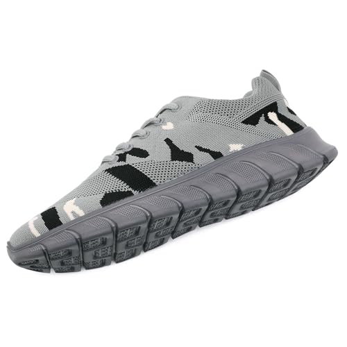 Image of Men Non-Slip Work Shoes Tennis Gym Sneakers Breathable Slip Resistant Lightweight and Comfortable for All-Day Wear Sports and Walking