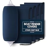 Byllstore Copriparabordi per barche, diverse misure disponibili, nero e blu navy, confezioni da 1, 2 e 4 pezzi, poliestere (confezione da 4, blu navy, 13 x 36 cm)