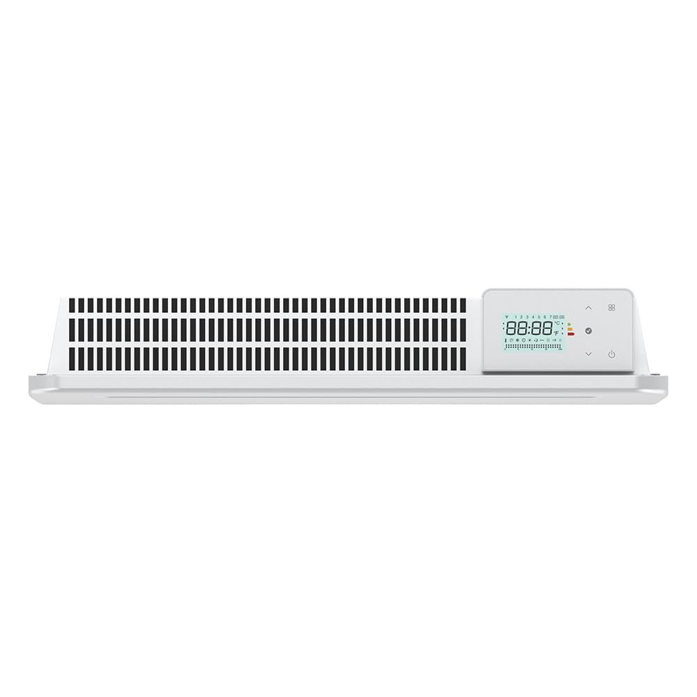 Radiateur Électrique Connecté ALEN WiFi 1000W– Inertie Céramique – Programmable – Suivi de Consommation – Détection Fenêtre – Blanc Mat – IP24