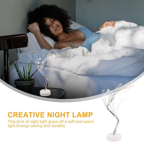 Lámpara de mesa de noche con forma de árbol OSALADI LED miniatura 3