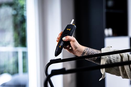 Steinel Akku Klebepistole MobileGlue 1007-S, Heißklebestift, inkl. 3 Klebesticks 7mm, kabellos, Basteln und Dekorieren