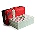 Mahjong Set MahJongg Tile Set Set Mahjong, inclusa 144 piastrelle con una custodia da viaggio per il trasporto, set da gioco facile da leggere, per il gioco in stile cinese Set di giochi di Mahjong ci