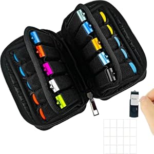 JBOS USB-Stick Tasche mit 20 Fächern