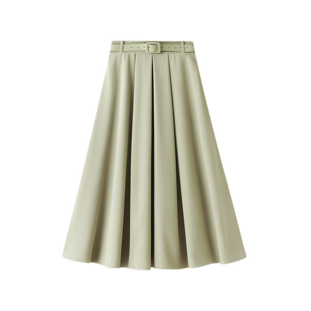 Jupe plissée taille haute extensible pour un confort absolu tout l'été - 7