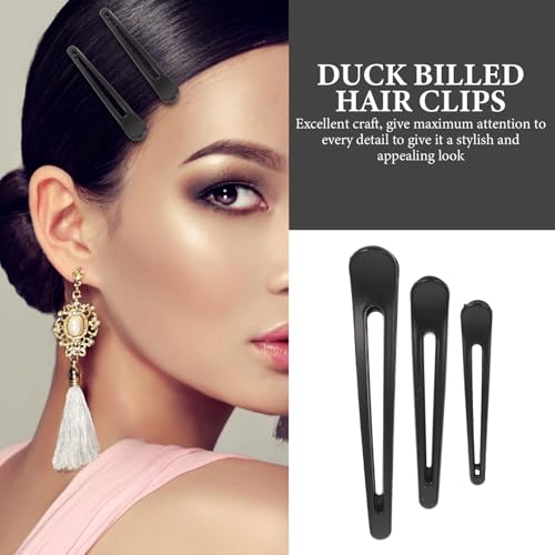 Pince cheveux noire creuse pour vos coiffures de bureau