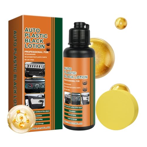 Genérico Restaurador de molduras automáticas - Protector de Detalles Interiores de 100 ml para Superficies de Vinilo | Solución de Cuidado automóvil para la Consola Central Panel de la Puerta Tab