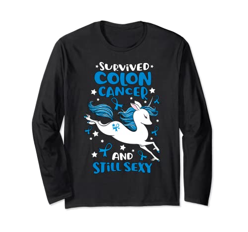 Unicornio sobreviviente de cáncer de colon Manga Larga