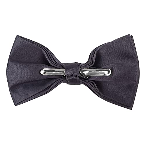 Image of boxed-gifts Mens Clip On Bow Tie - Solid Color Bowties for Men