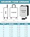 Travelkin Clear Luggage Cover Protectors For Suitcase Transparent TPU Suitcase Cover Protector Fit 18-32 Inch Luggage