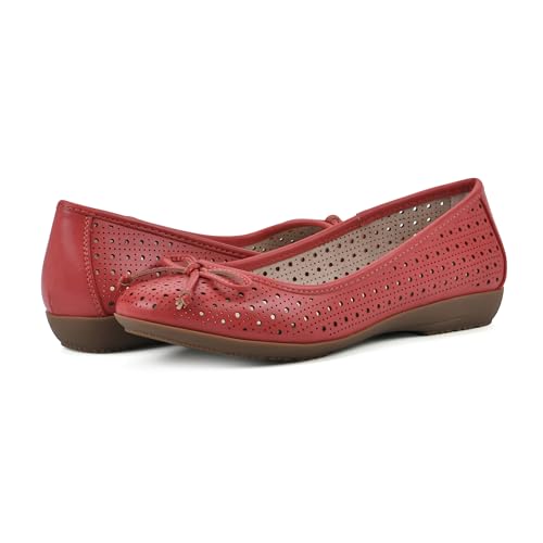 Image of CLIFFS BY WHITE MOUNTAIN Women's Cheryl Cushioned Ballet Flat