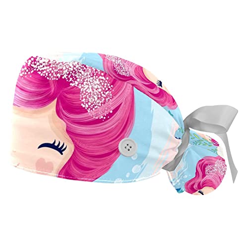 Chapeaux bouffants ajustables contre la transpiration au travail - Lot JDEZ