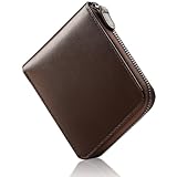 財布 メンズ 2つ折り 日本栃木 レザー 二つ折り財布 YKK ラウンドファスナー 一流の革職人が作る 折り財布 BOX型小銭入 スキミング防止 ふたつおり 折りたたみ財布 本革 薄型 厚くならない 父の日 一粒万倍日 天赦日 虎の日（新モデル）