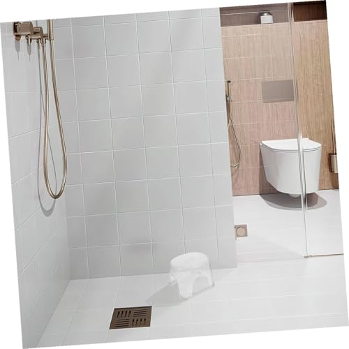 Tabouret de bain antidérapant au design ergonomique transparent et léger - 8