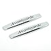 Autunshine - 2 adesivi per auto, per Ford Audi, BMW, Mercedes-Benz AMG, Avantgarde, Honda Acura