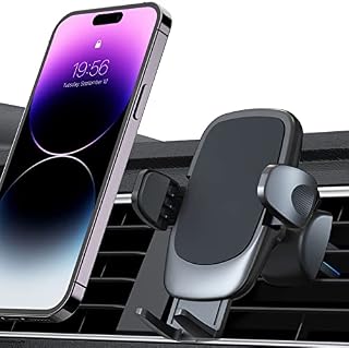 Niofind Car Phone Holder, Air Vent Phone Holder for Cars 2022 Upgraded Ultra Stable, Universal Car Phone Mount Compatible with iPhone 14/13/12/11, Samsung, Huawei and Other 4''-7'' Mobile Phone